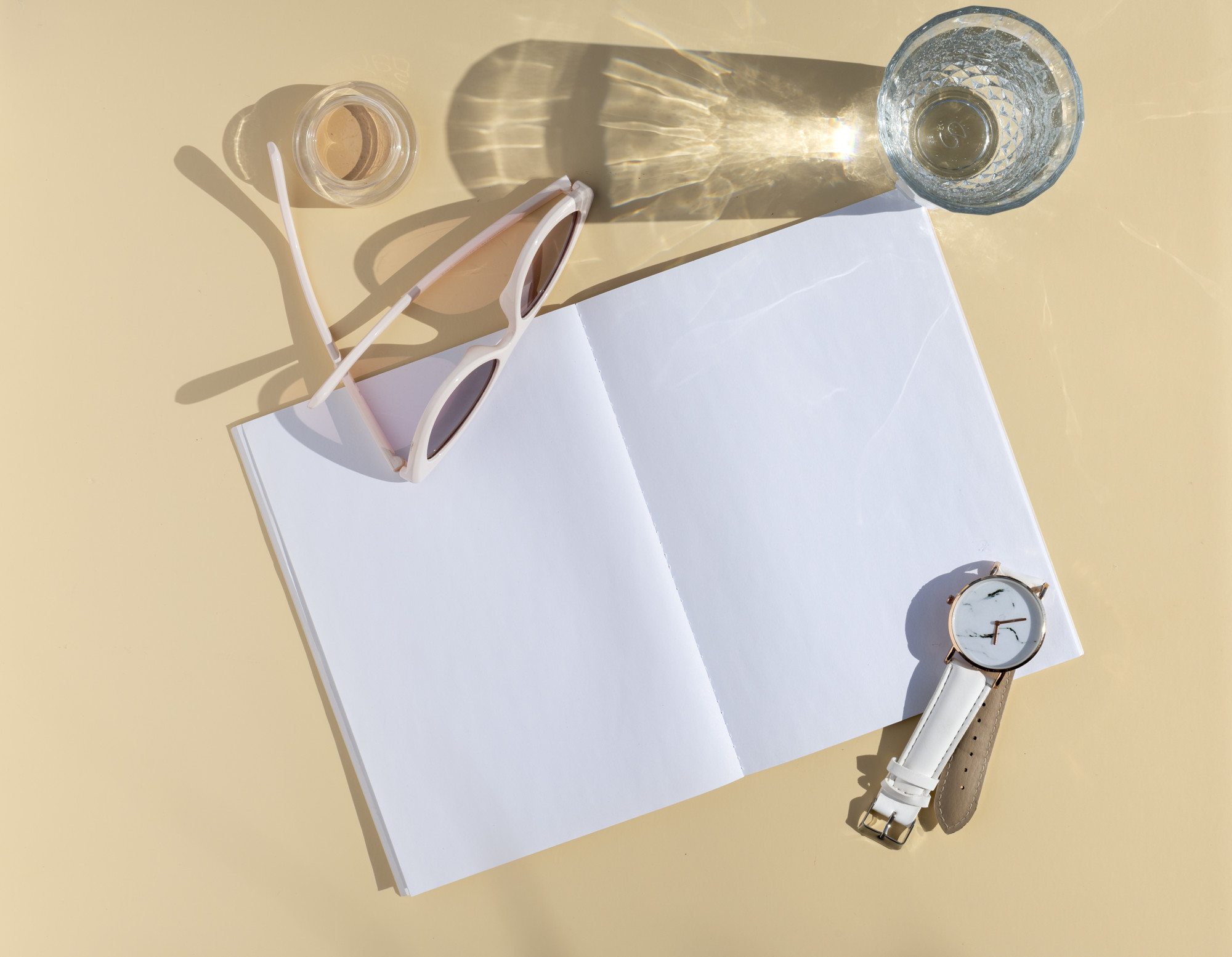 pricing concept editorial flatlay
